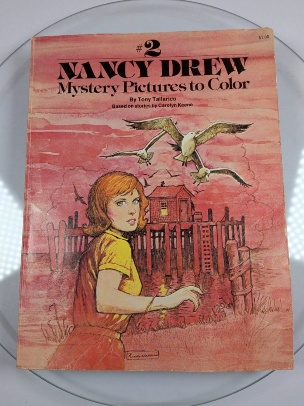 Nancy Drew Mystery Pictures to Color #2 by Tallarico (1977 Vintage Coloring PB)